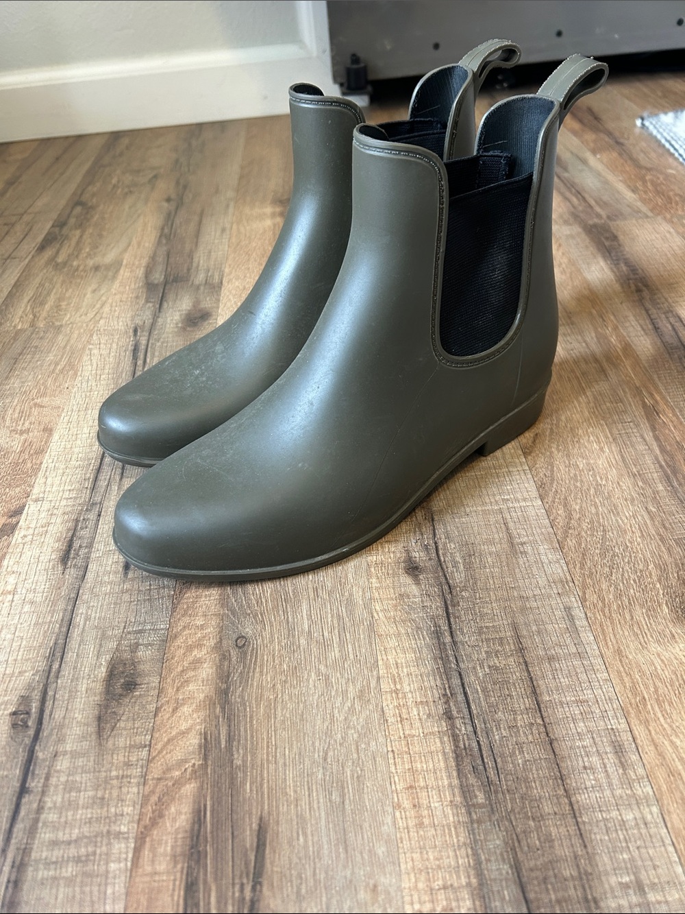 Target Olive Green Chelsea Rain Boots